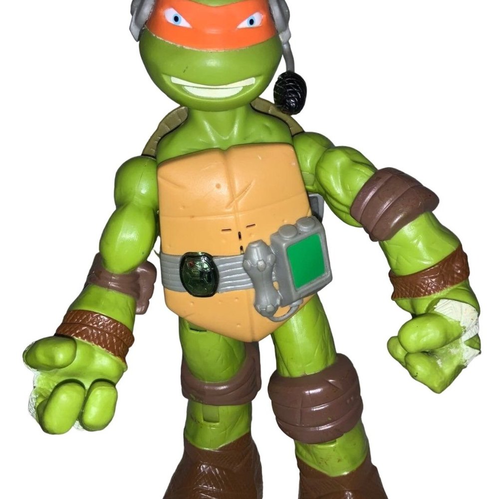 Teenage Mutant Ninja Turtles Talking TMNT MICHAELANGELO 2014 Viacom Playmates